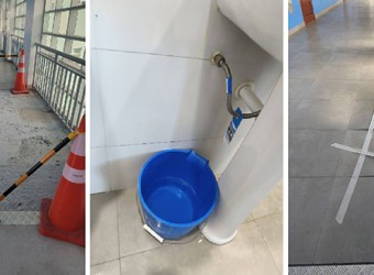 Difunden imágenes de rápido deterioro de acabados en reciente obra del CEBE N.° 11 La Salle de Abancay