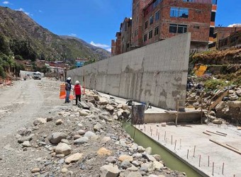 Detectan irregularidades en ejecución de obra de defensa ribereña en Chalhuanca