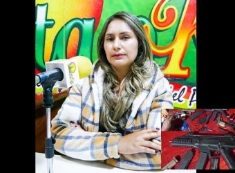 Desconocido amenaza a periodista Analí Andrade con video de armas de fuego