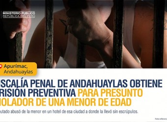 9 meses de prisión preventiva para joven de 19 por ultrajar a menor de 12 años