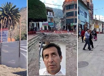 Alcalde Raúl Peña sigue destrozando pistas, veredas y parques en centro de Abancay a casi dos meses de culminar su gestión