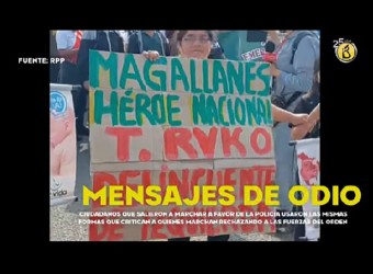 Marcha a favor de la PNP hizo lo mismo que critican a la generación Z 