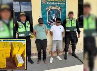 Decomisan más de 95 kilos de clorhidrato de cocaína en Ocobamba 