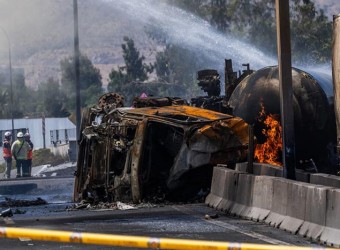 Chile: explosión de camión con gas en Santiago deja 4 muertos y 17 heridos