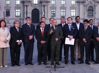 Presidente José Jerí se reunió con gobernadores regionales en Palacio de Gobierno