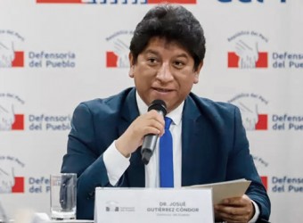 Bancadas de oposición formalizan pedido en el Senado para remover a Josué Gutiérrez de la Defensoría del Pueblo