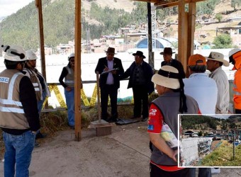 Dirigentes y pobladores exigen celeridad en obra del Hospital de Tambobamba que apenas supera el 20 % de avance físico