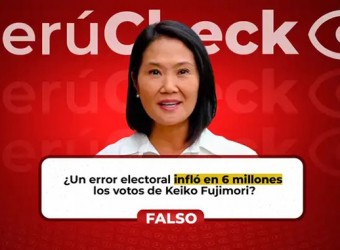 Es falso que los JEE hayan rectificado 6 millones de votos