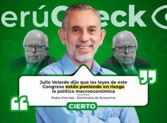 Sí, Julio Velarde alertó que el Congreso pone en riesgo la estabilidad económica
