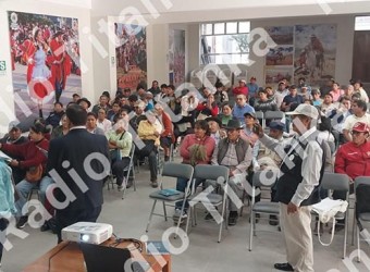 JUSHMAP: con movilización regantes rechazan desvío de presupuesto de proyecto de riego 