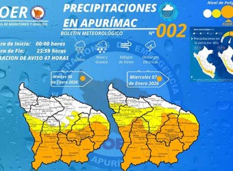Pronostican lluvias intensas en las próximas 48 horas en toda la región 