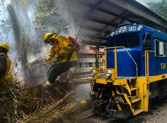 Cusco: restablecen servicio ferroviario entre Ollantaytambo y Machupicchu tras inspección por incendio forestal