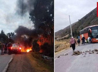 Huancavelica: transportistas de Acobamba inician paro indefinido por mal estado de carreteras