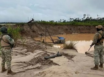 Madre de Dios: Ejército destruye maquinarias y equipos de mineros ilegales valorizados en S/ 15 millones