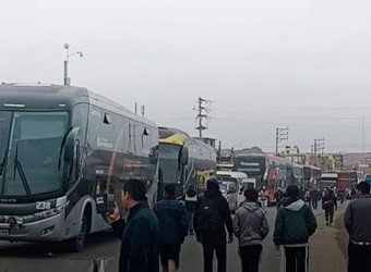 Moquegua: suspenden viajes en terminal por huelga de mineros artesanales