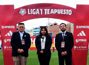 Designan a primera mujer apurimeña como oficial de un partido profesional de fútbol de la Liga 1