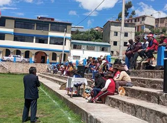 Denuncian planillas fantasmas en obra de pistas y veredas ejecutada en Huaquirca 