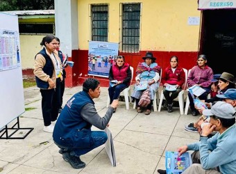 Intensifican capacitación ciudadana sobre el correcto marcado de la cédula de sufragio a cargo