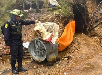 Incautan equipos de labor minera informal en Pachaconas