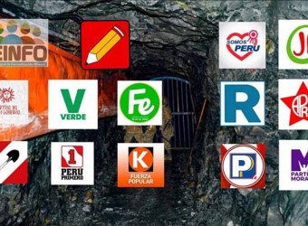 Los partidos políticos vinculados con organizaciones de mineros ilegales  