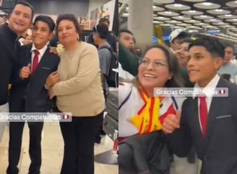 ‘Pol Deportes’ llegó a España y fue recibido por la comunidad peruana: “Gracias por el cariño”