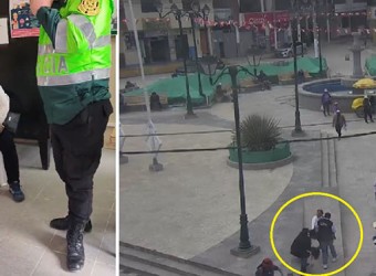 Esposa del alcalde amenaza y agrede a comunicadora en plaza de Challhuahuacho