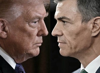 Presidente de España, Pedro Sánchez se planta ante Trump y resucita el “No a la guerra”