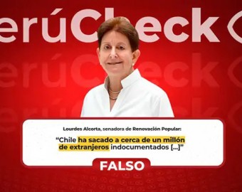 ¿Chile ha expulsado cerca de un millón de extranjeros, como afirmó Lourdes Alcorta?