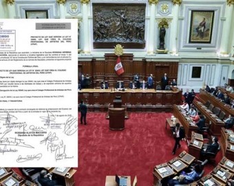 Congreso: presentan proyecto de ley para derogar la creación del Colegio Profesional de Artistas del Perú