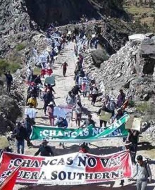 Southern Perú denuncia por más de 10 delitos a dirigentes y pobladores que rechazan proyecto “Los Chancas”, en Tapairihua