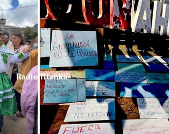 Keiko Fujimori evita rechazo de población de Curahuasi y cambia itinerario hacia comunidad de Saywite