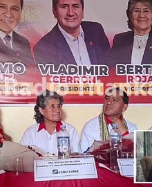 Perú Libre: partido de la coalición corrupta presentó a sus candidatos en Abancay