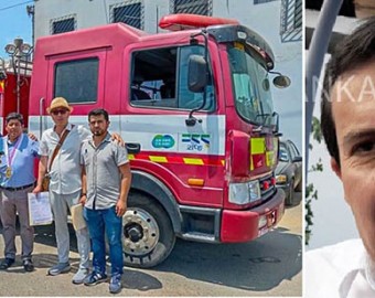 Incendios forestales amenazan Abancay y alcalde Peña no entrega cisterna contra incendios donada por Corea del Sur