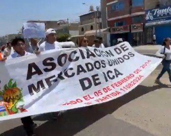 Ica: mercados y cocheras de colectivos cerrados en el primer día del Paro Nacional