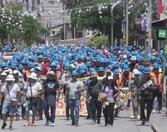 Mineros artesanales iniciarán paro indefinido a partir del 25 de noviembre en Abancay