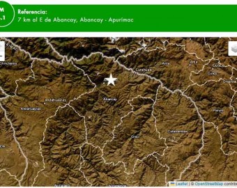 Sismo de magnitud 4.1 hizo salir a la calle a pobladores de Abancay 