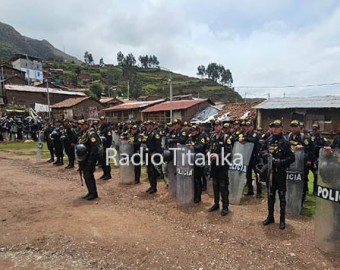 Rechazan presencia de contingente policial en territorios de comunidad indígena de Tapairihua
