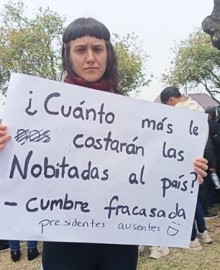 Cientos de personas marchan contra Noboa y la XXIX Cumbre Iberoamericana en Ecuador