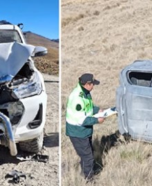 Sigue racha de accidentes en vía Lambrama - Chuquibambilla: deja una persona herida y daños materiales 