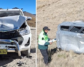 Sigue racha de accidentes en vía Lambrama - Chuquibambilla: deja una persona herida y daños materiales 