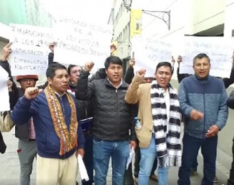 Alcaldes y dirigentes de Cotabambas y Progreso exigen al MEF transferencia de presupuestos para 19 proyectos viabilizados en mesa de diálogo 