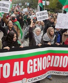 Miles de personas se manifiestan en todo el mundo por el asalto a la Flotilla