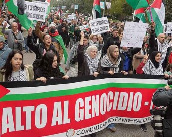 Miles de personas se manifiestan en todo el mundo por el asalto a la Flotilla