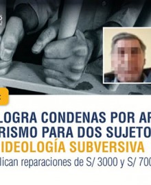 Fiscalía consigue dos condenas por apología al terrorismo en Apurímac