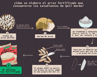 El negocio detrás del arroz fortificado: una empresa, una fórmula, millones del Estado