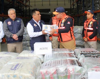 INDECI movilizó más de 66 toneladas de bienes de ayuda humanitaria al Gobierno Regional de Apurímac