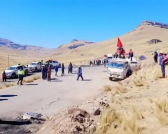 Cusco: mineros de Chumbivilcas bloquean el Corredor Vial Sur en medio de reclamos por formalización