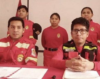 Bomberos de Compañia 143 de Tamburco no cederán ambientes del segundo piso a municipalidad