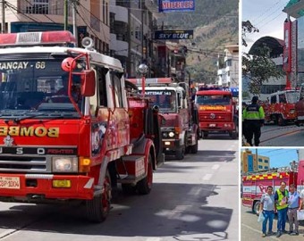 La dos únicas autobombas contra incendios están inoperativas por falta de mantenimiento