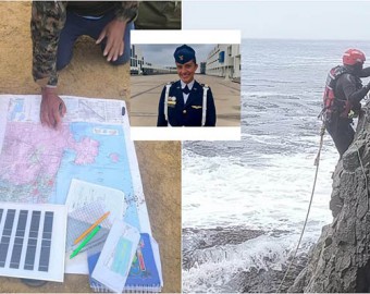 Ica: bomberos navales intensifican búsqueda de la Alférez FAP Ashley Vargas en acantilados de Paracas